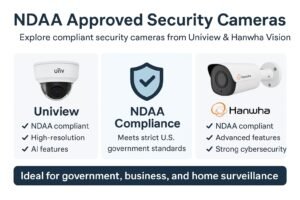NDAA Approved Uniview and Hanwha Security Cameras