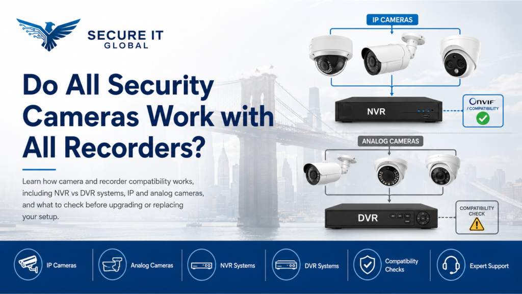 Do All Security Cameras Work with All Recorders?