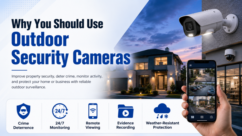 Why you should use outdoor security cameras?