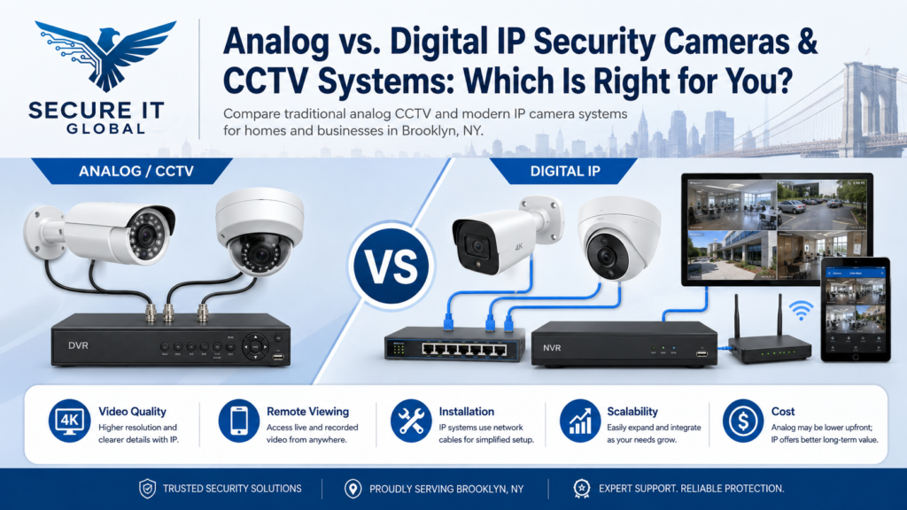 Analog vs. Digital IP Security Cameras & CCTV Systems