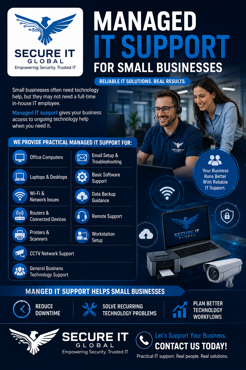 Managed IT Support for Small Businesses