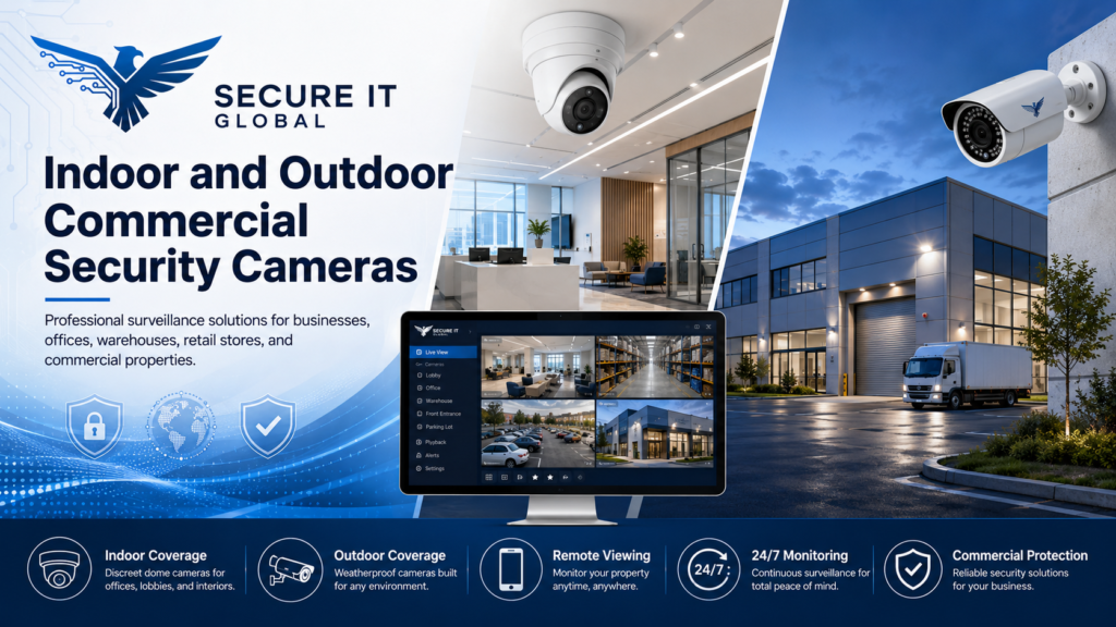 Indoor and Outdoor Commercial Security Cameras