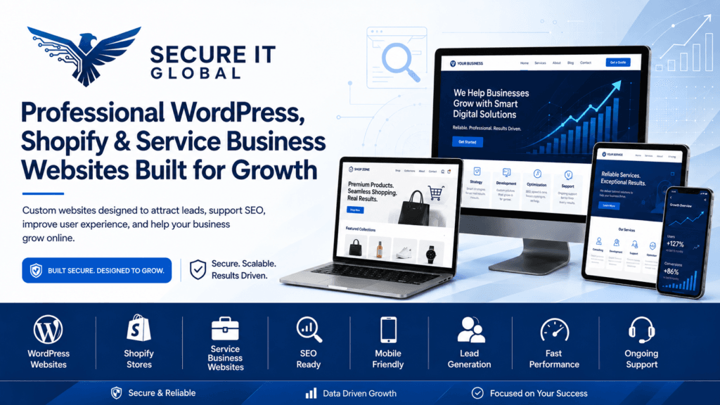 Small Business Website / Development / Secure IT Global